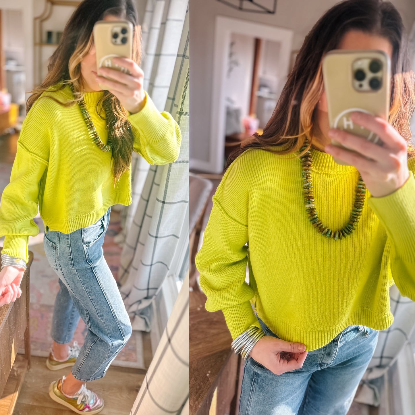 Good Books (Acid Lime) Sweater