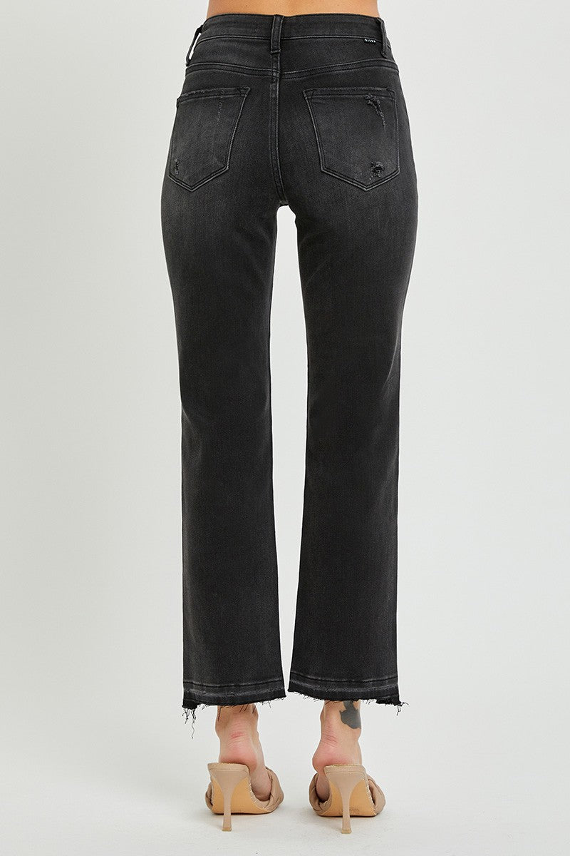 Risen Mid Straight Jeans