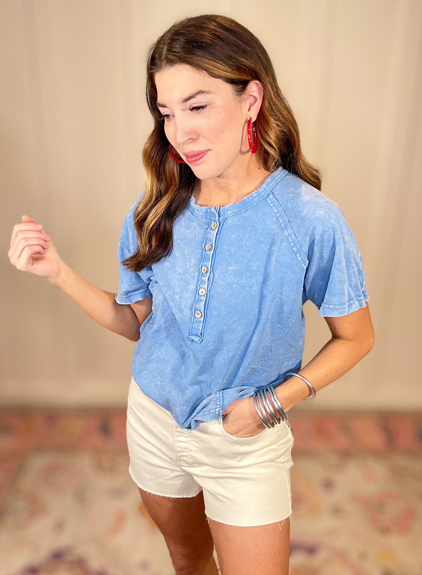 Lady Jane Henley Top