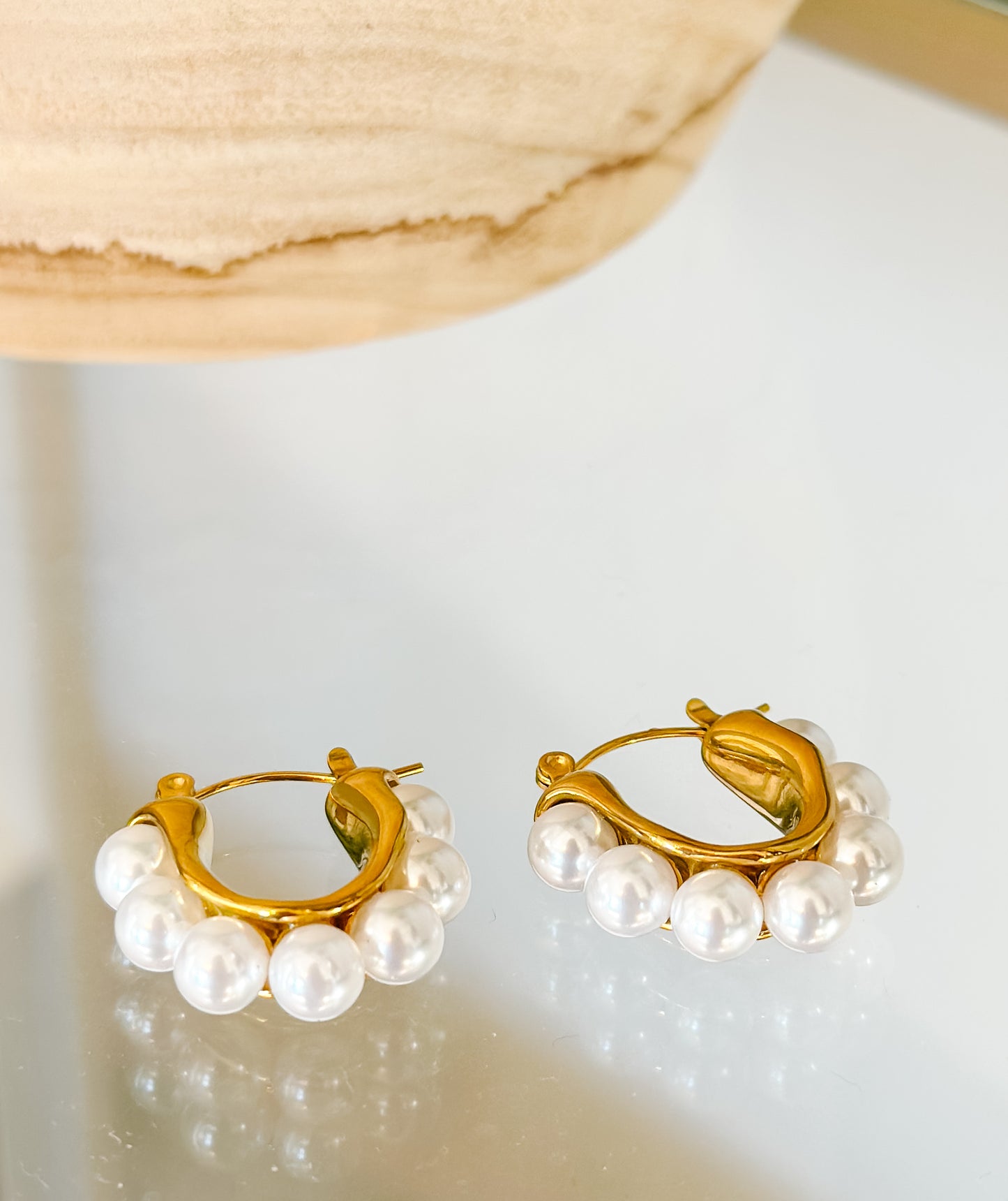 Pearl Hoops
