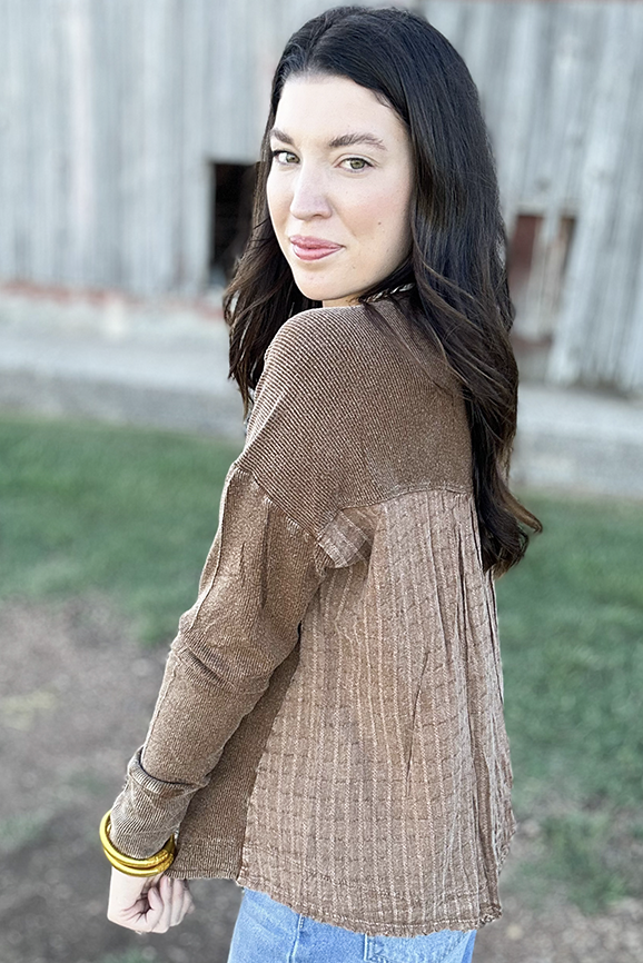 Washed Thermal Top