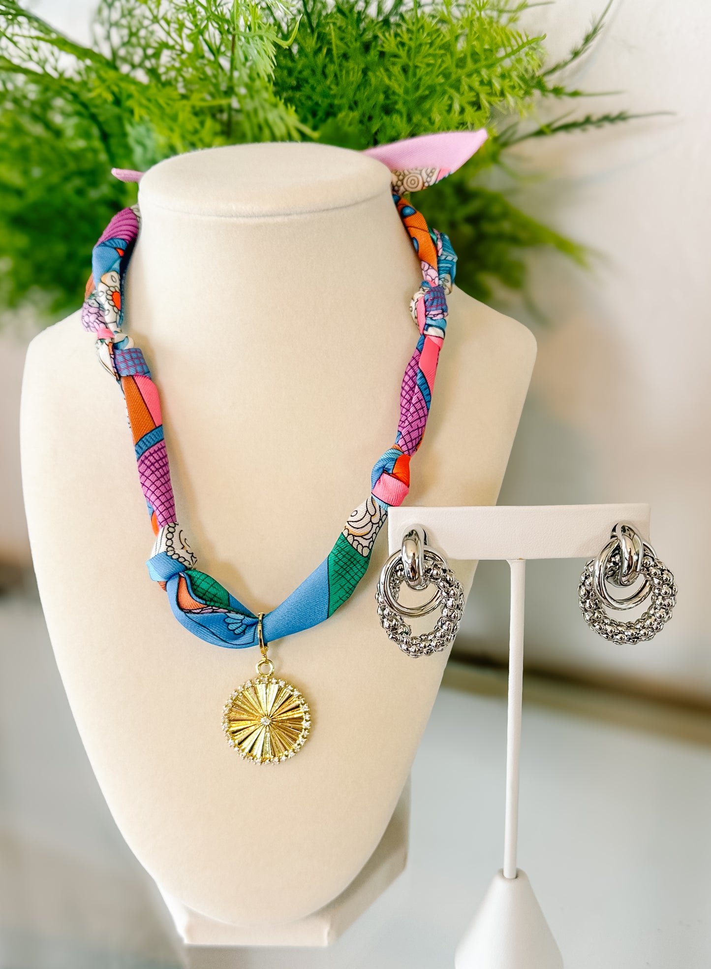 Something Beautiful Scarf Necklace