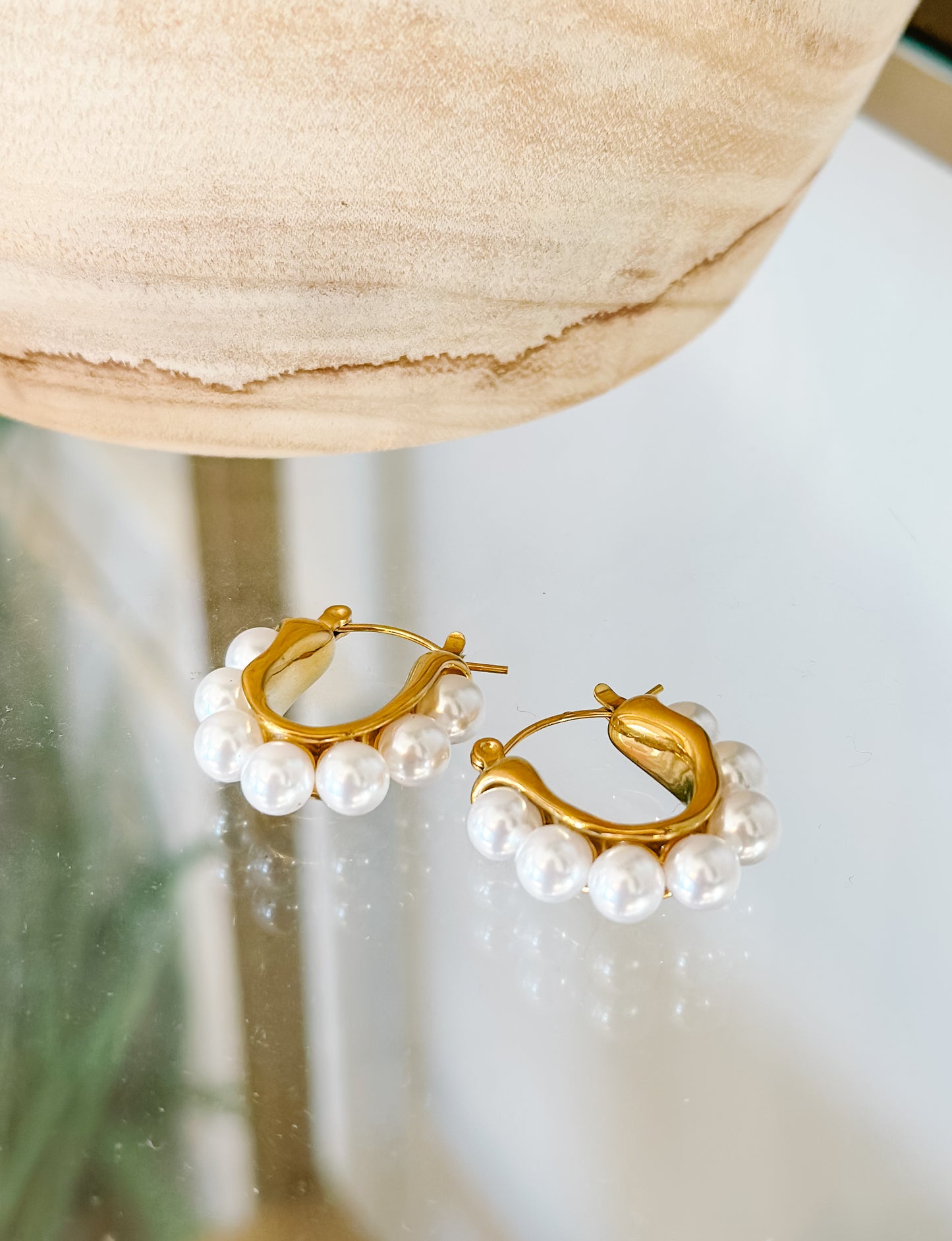 Pearl Hoops