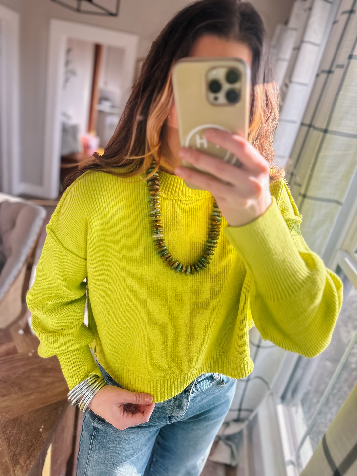 Good Books (Acid Lime) Sweater