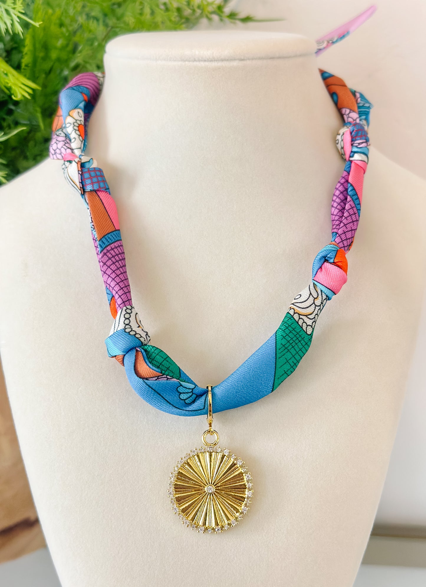 Something Beautiful Scarf Necklace