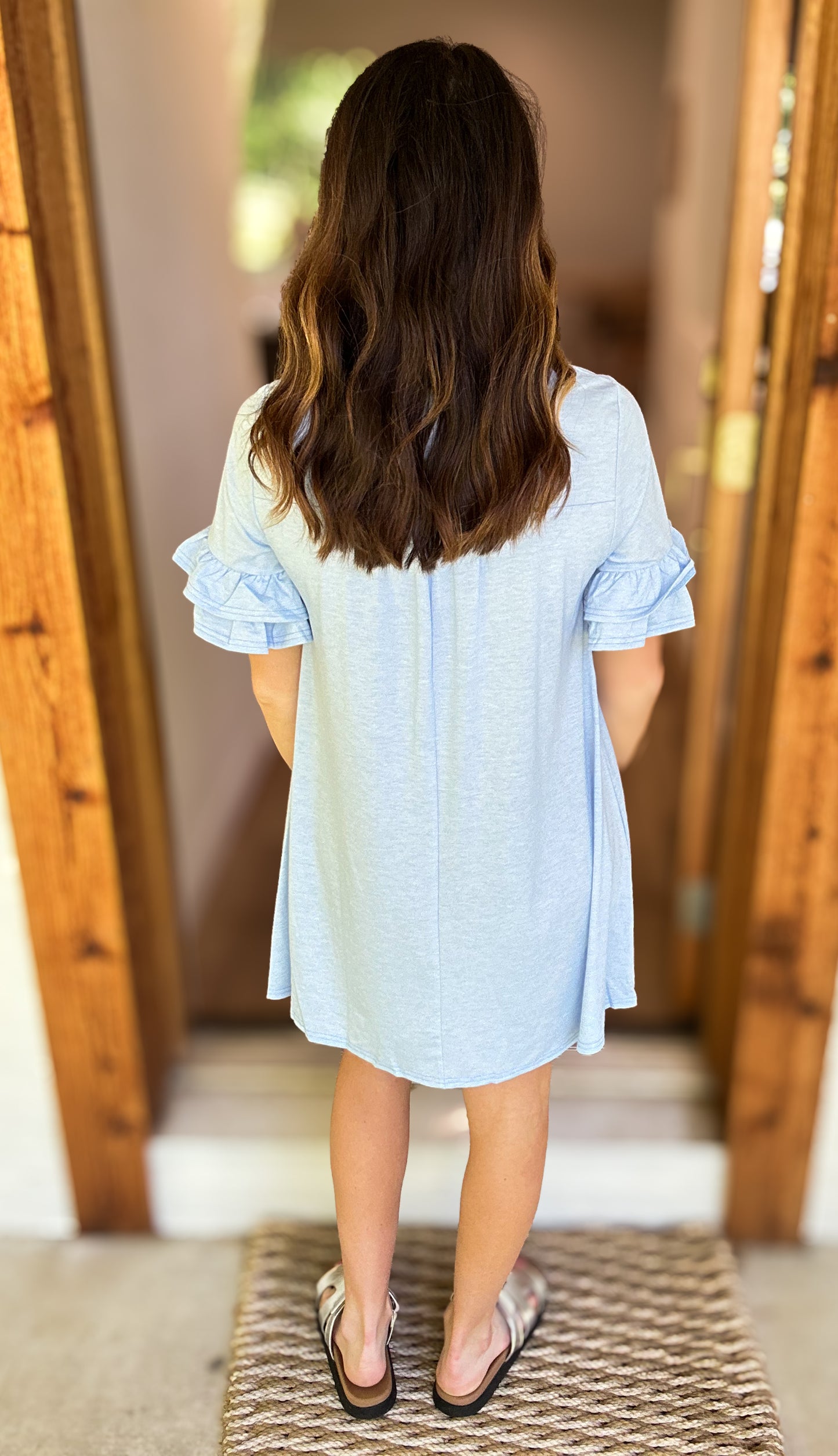 Addictive T-Shirt Dress - Blue