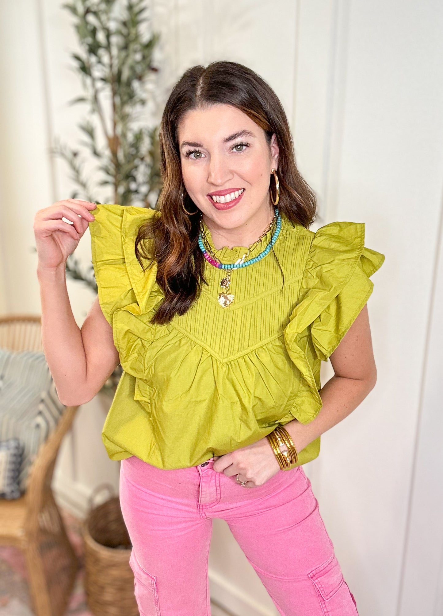 Smoke On The Water Top - Green