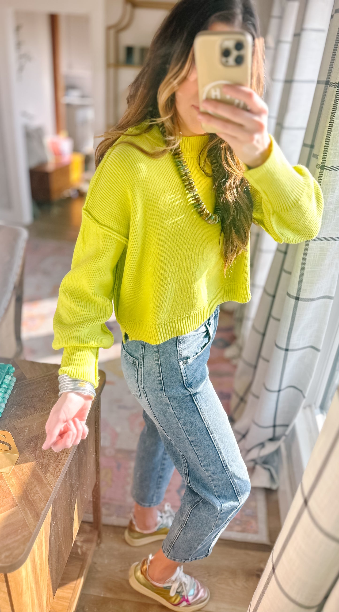 Good Books (Acid Lime) Sweater