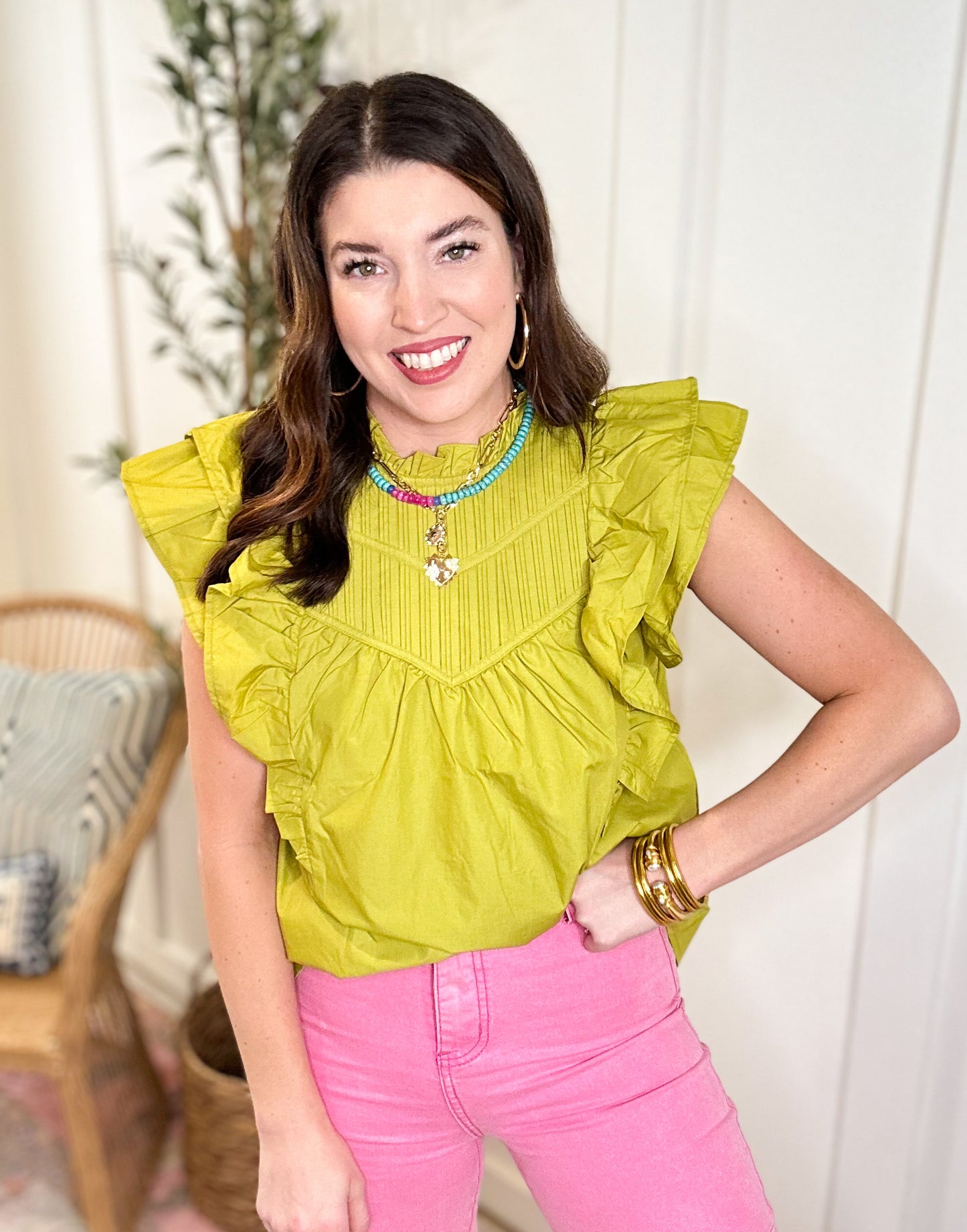 Smoke On The Water Top - Green