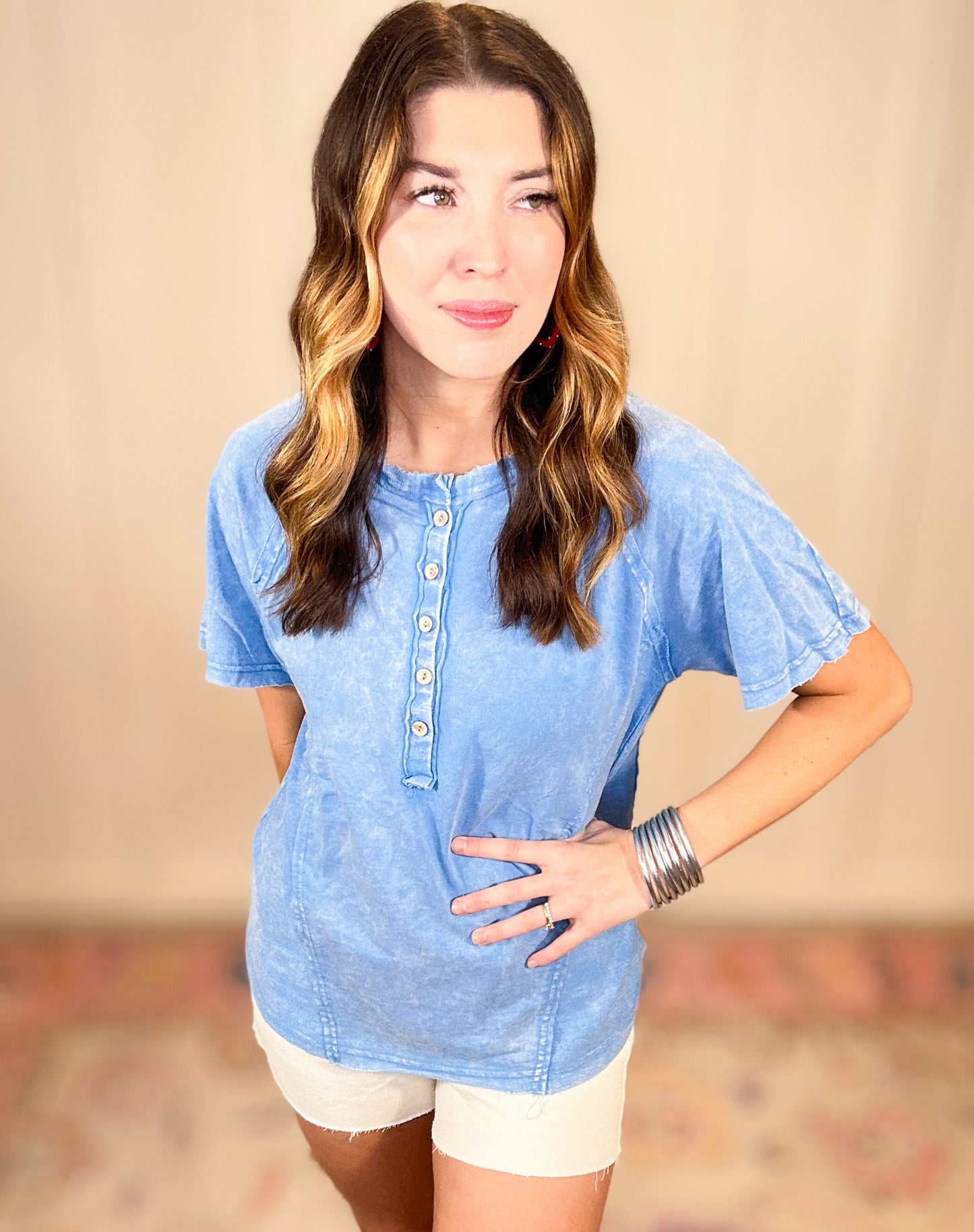 Lady Jane Henley Top