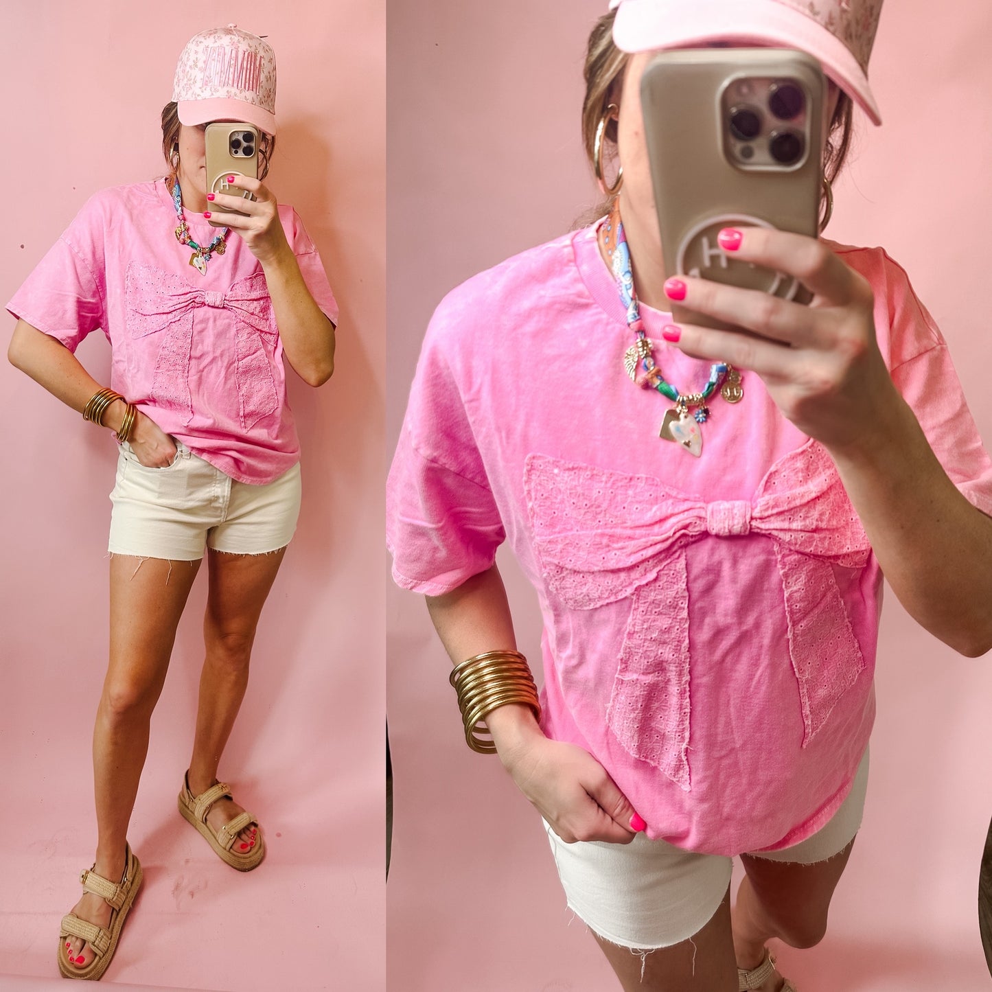 Royals Tee in Pink