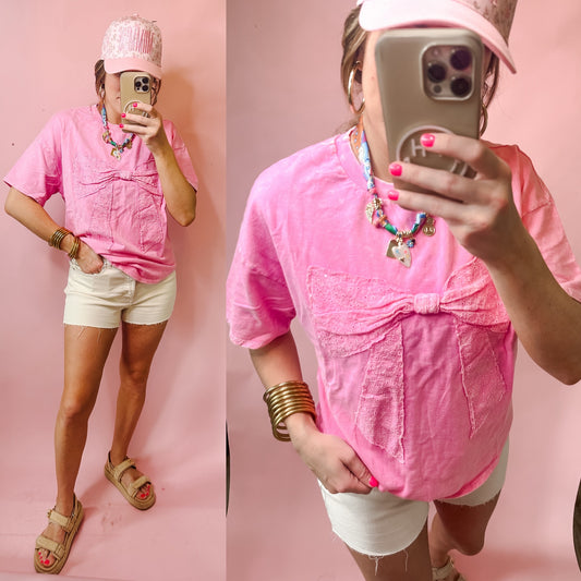 Royals Tee in Pink
