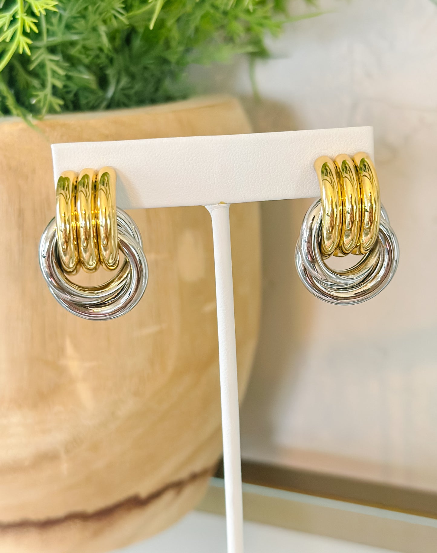 Two Tone Earrings