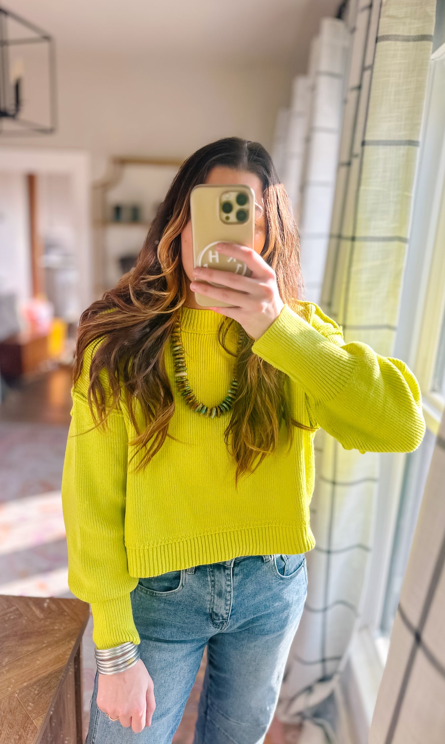 Good Books (Acid Lime) Sweater