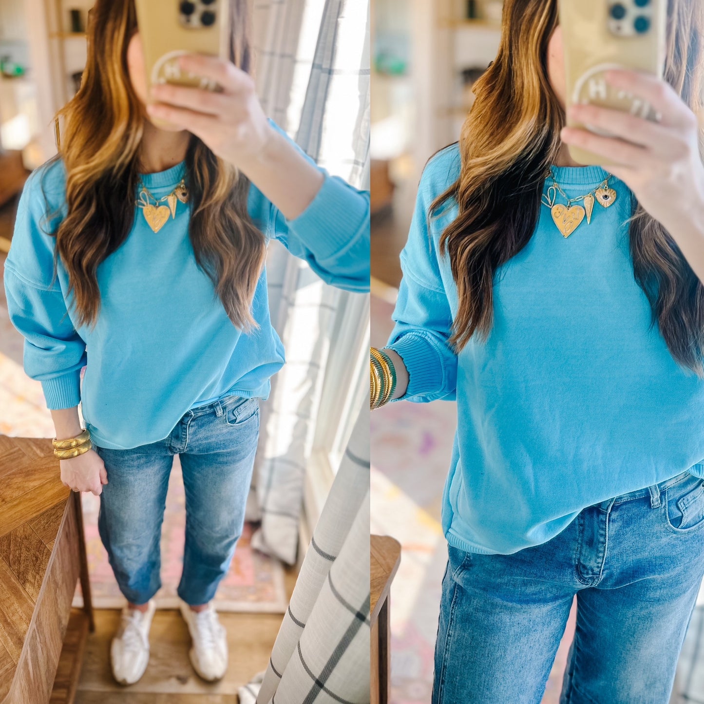 Radio Sweatshirt - Sky