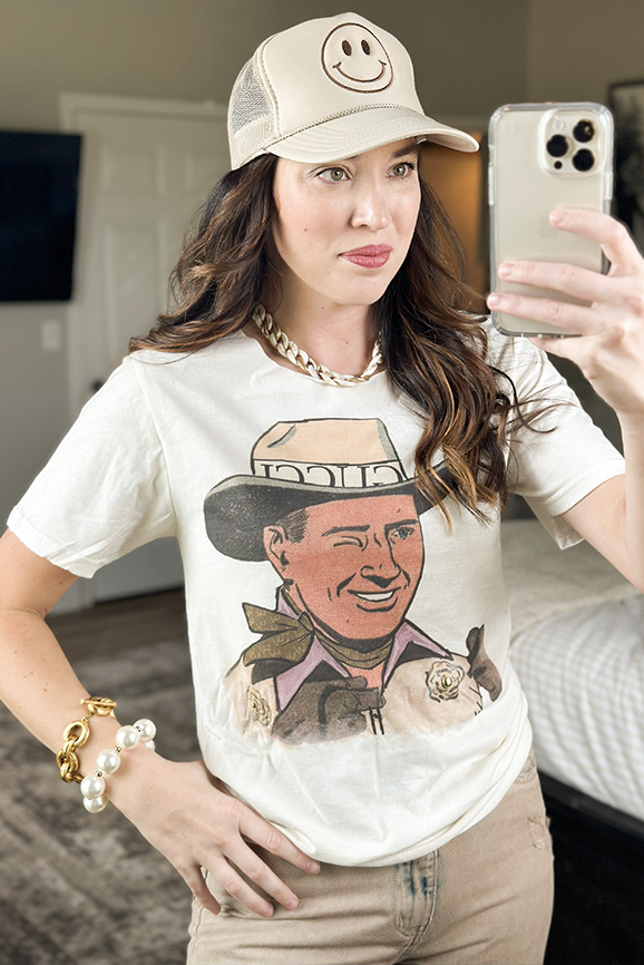 Adult Designer Cowboy Tee