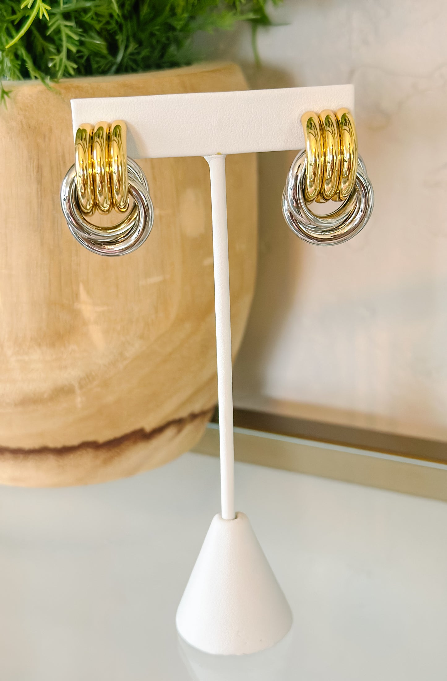 Two Tone Earrings