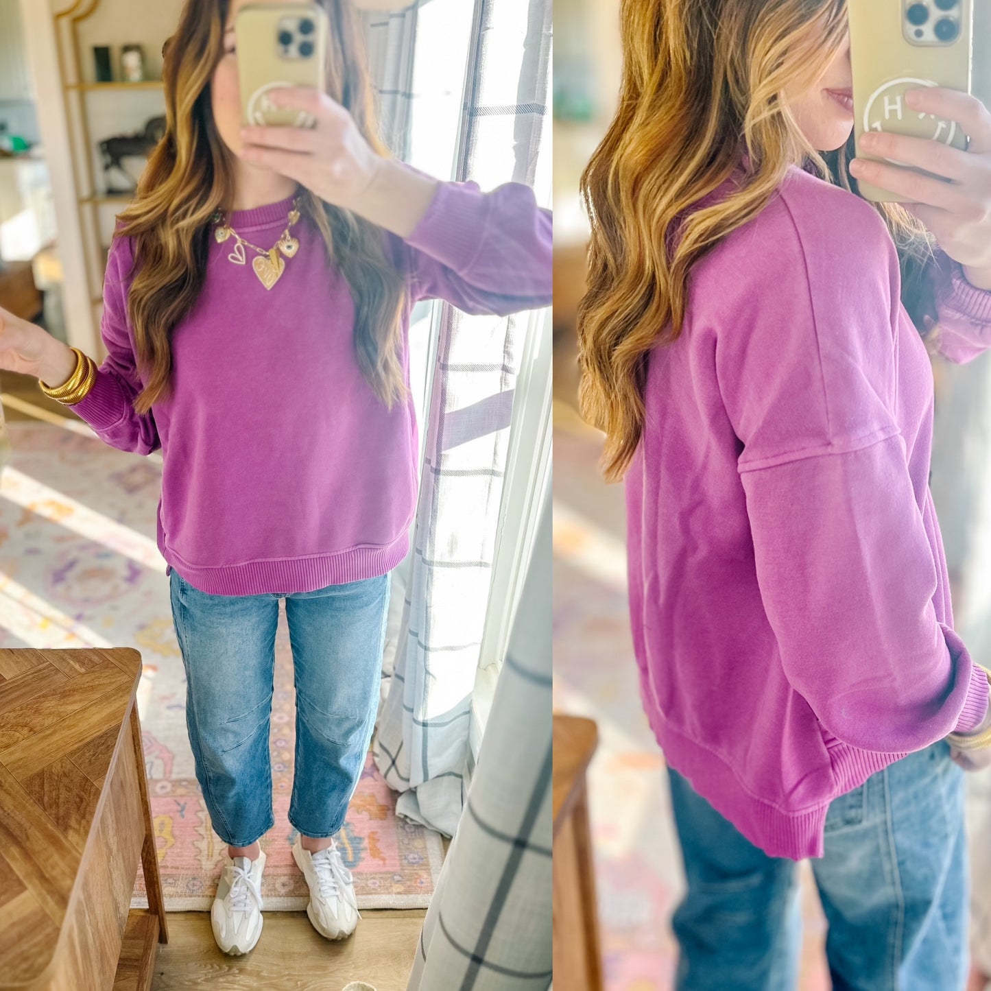 Radio Sweatshirt - Plum