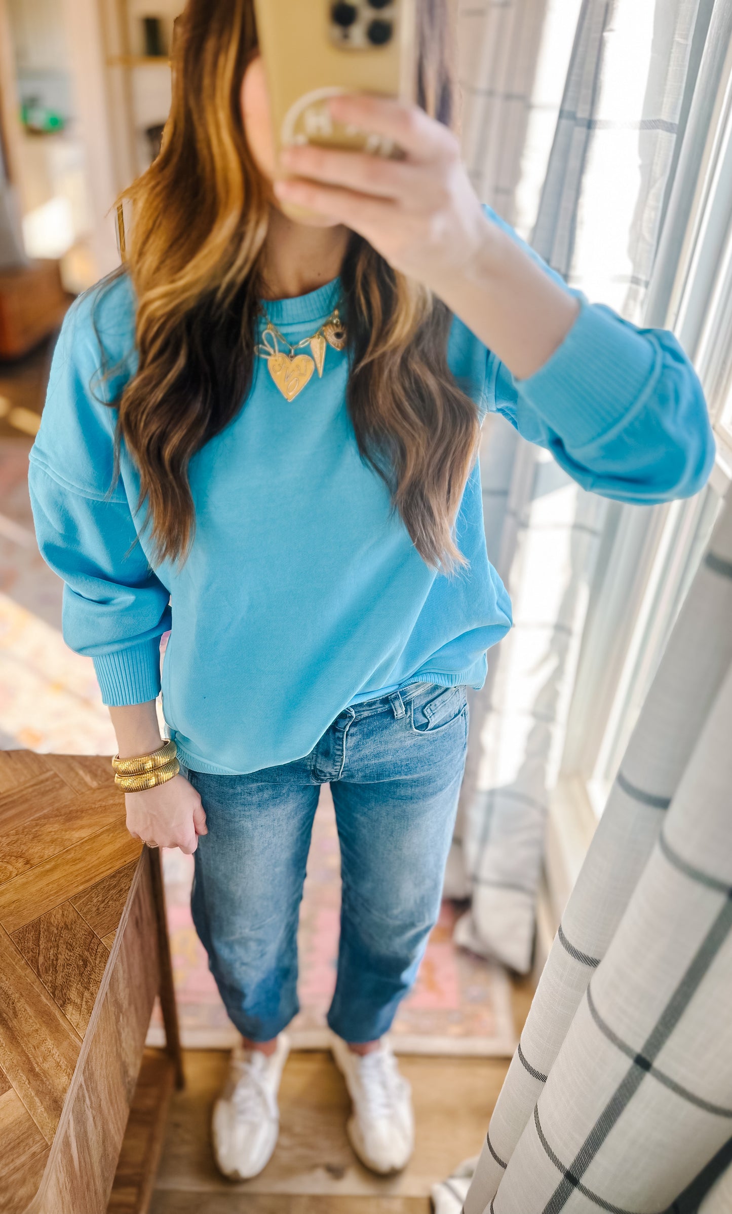 Radio Sweatshirt - Sky