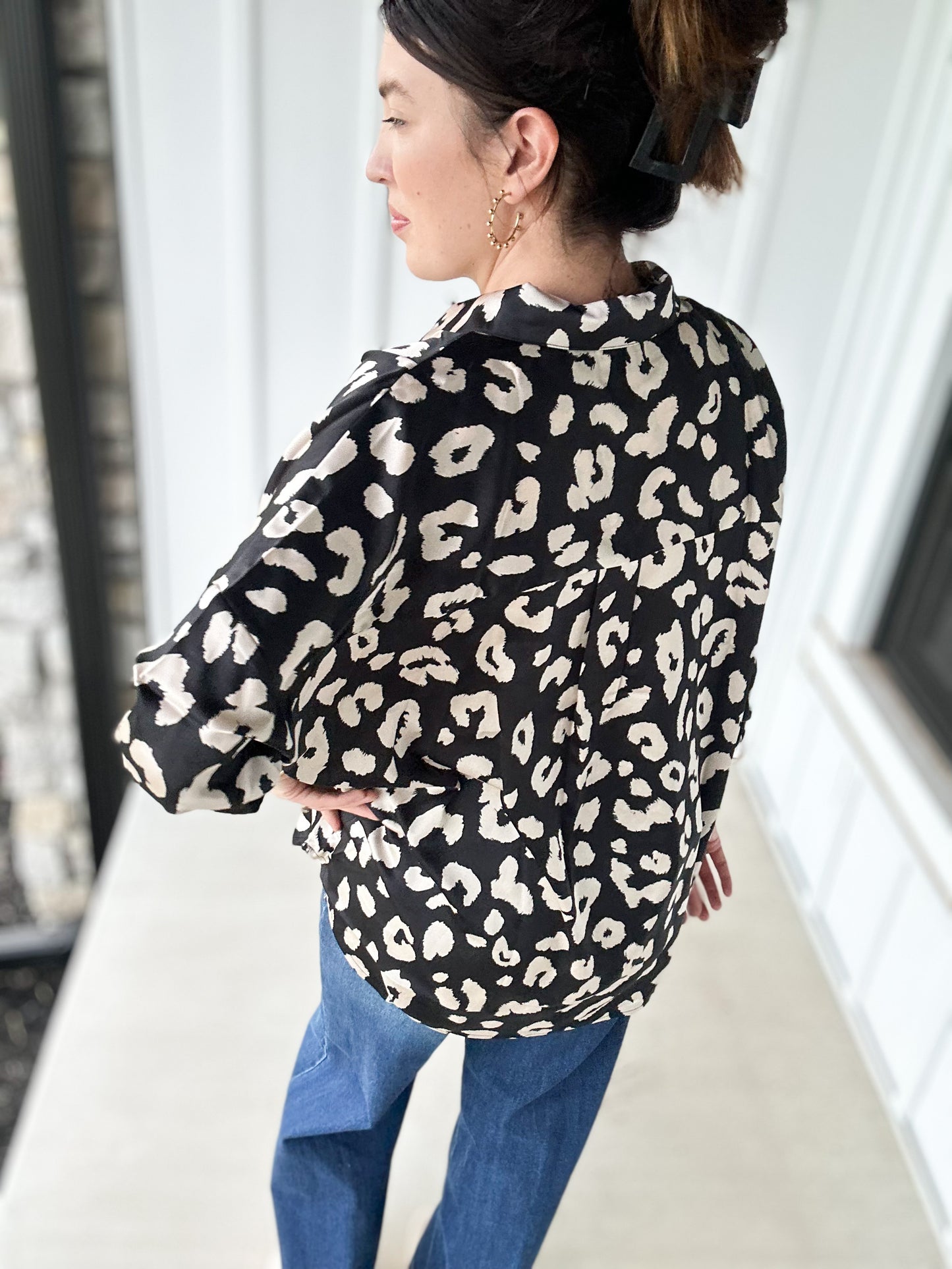 Leopard Print Blouse