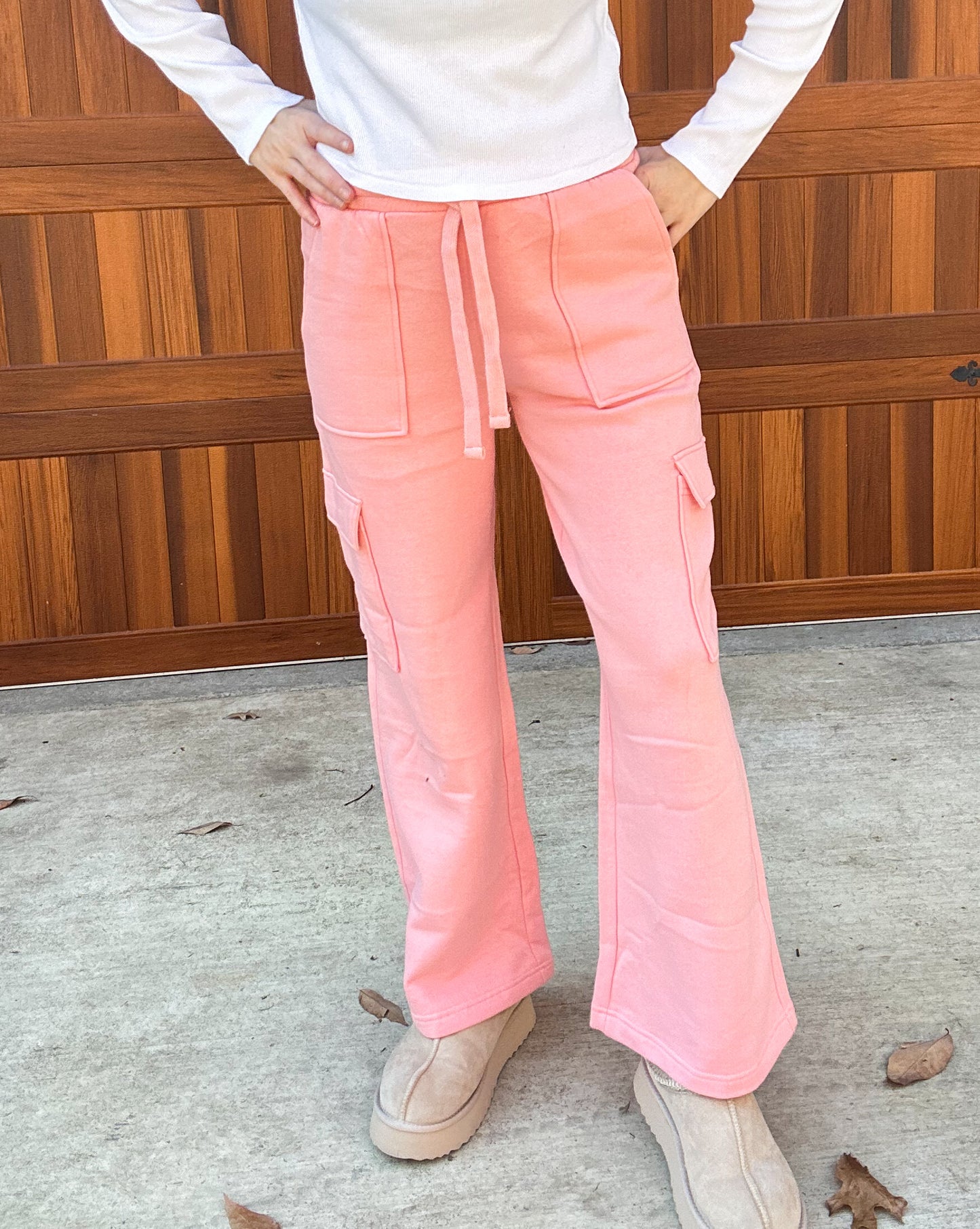 Blush - Risen Cargo Sweats