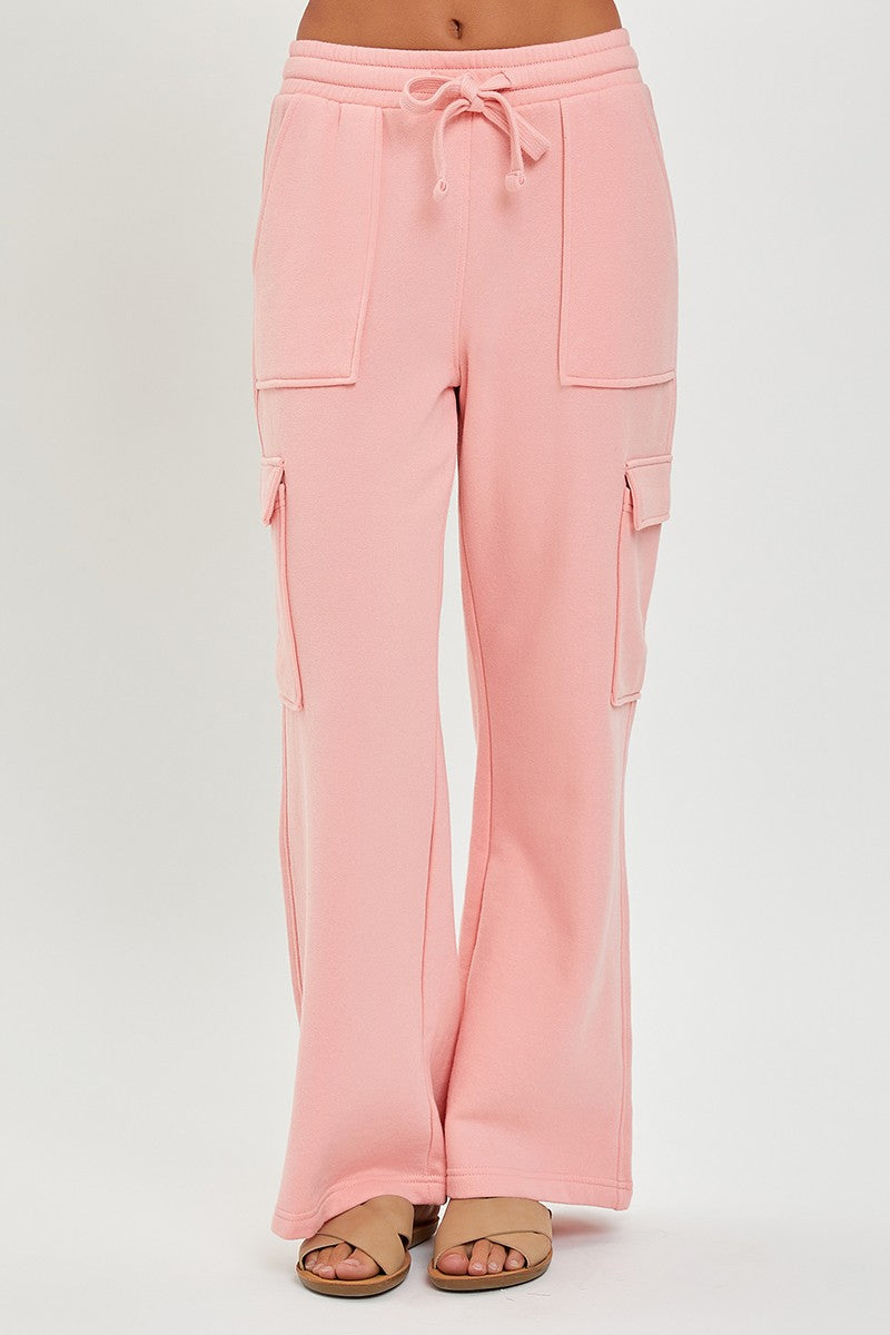 Blush - Risen Cargo Sweats