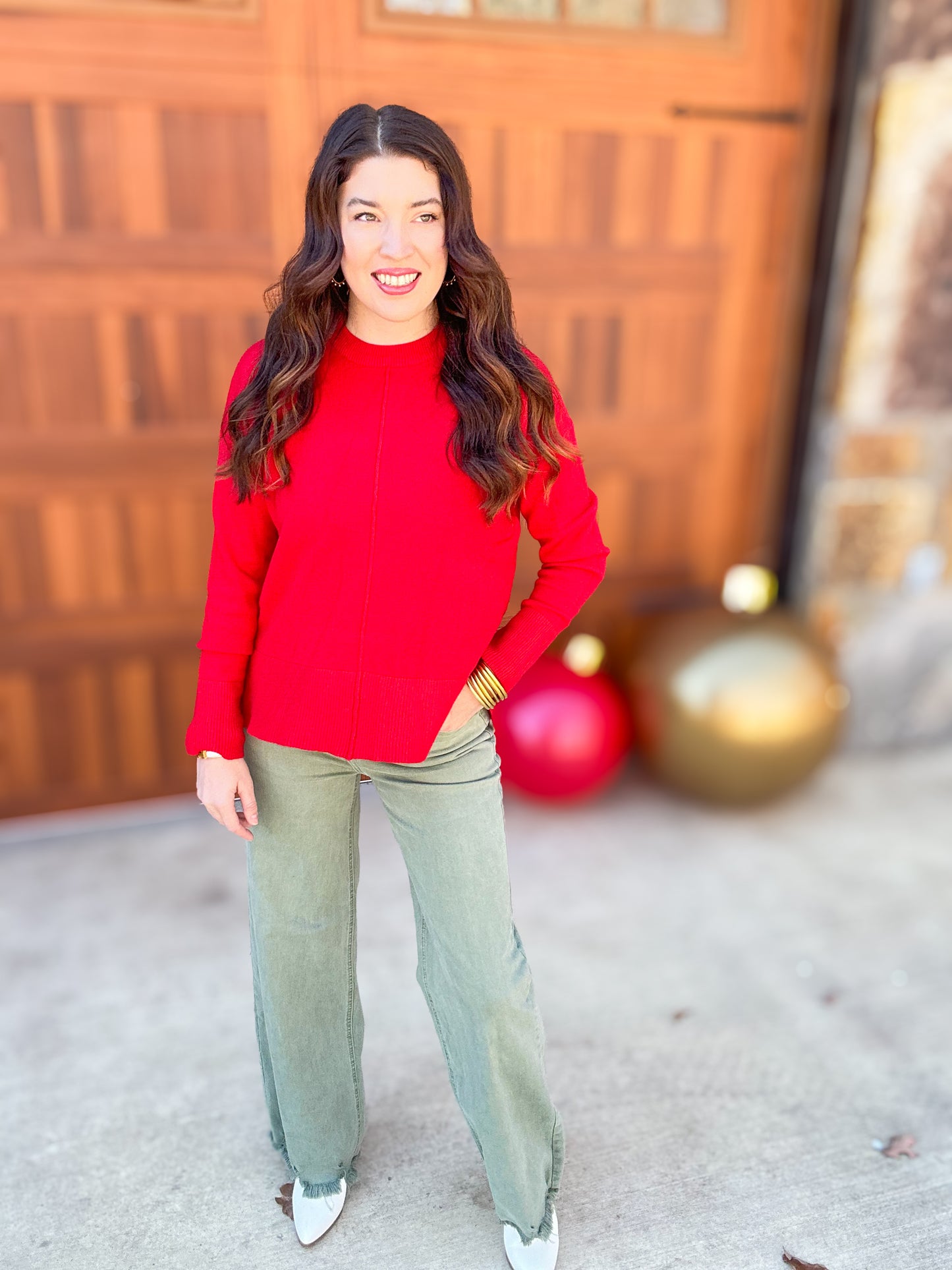 The Fabulous Sweater in Red