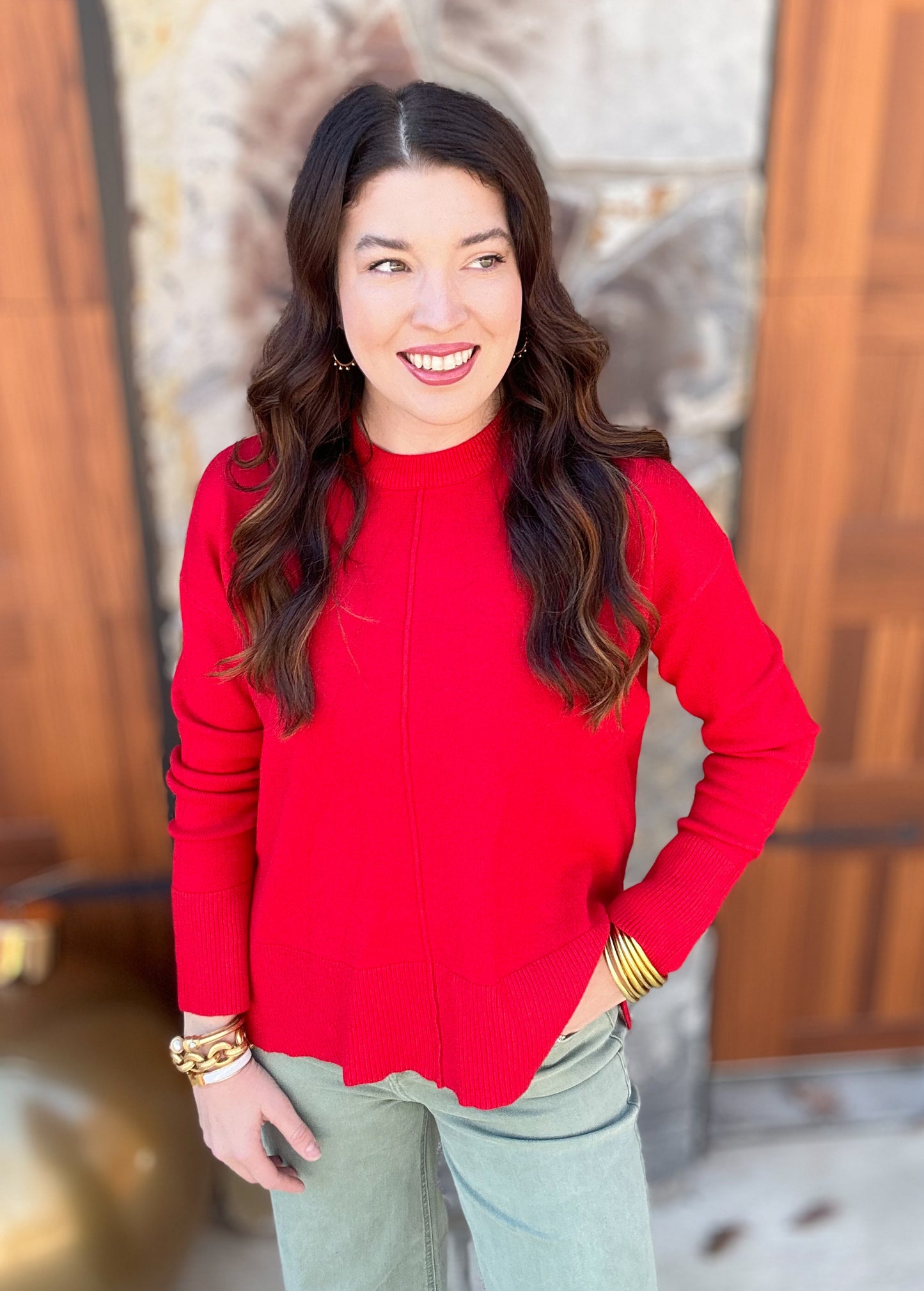 The Fabulous Sweater in Red