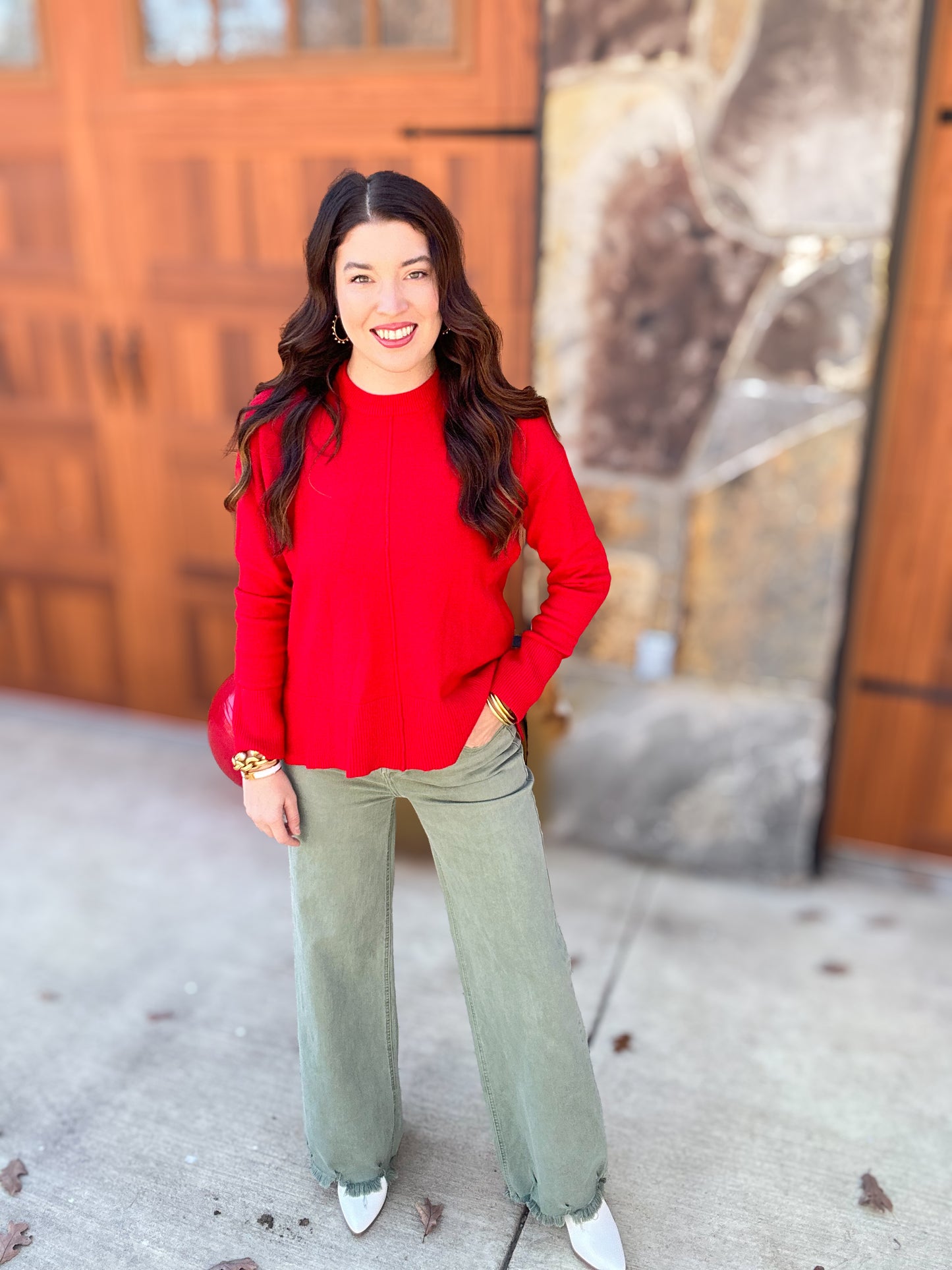 The Fabulous Sweater in Red
