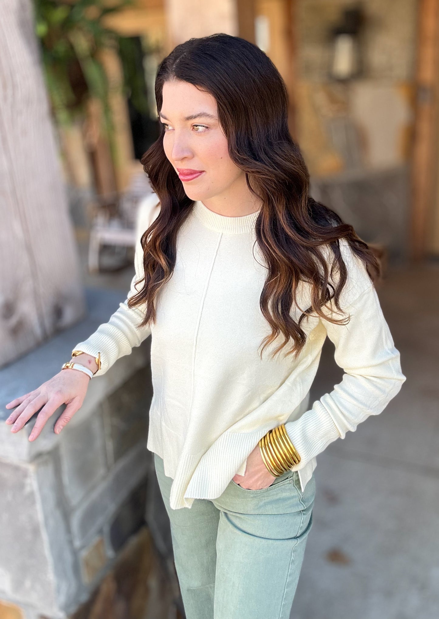 The Fabulous Sweater in Cream