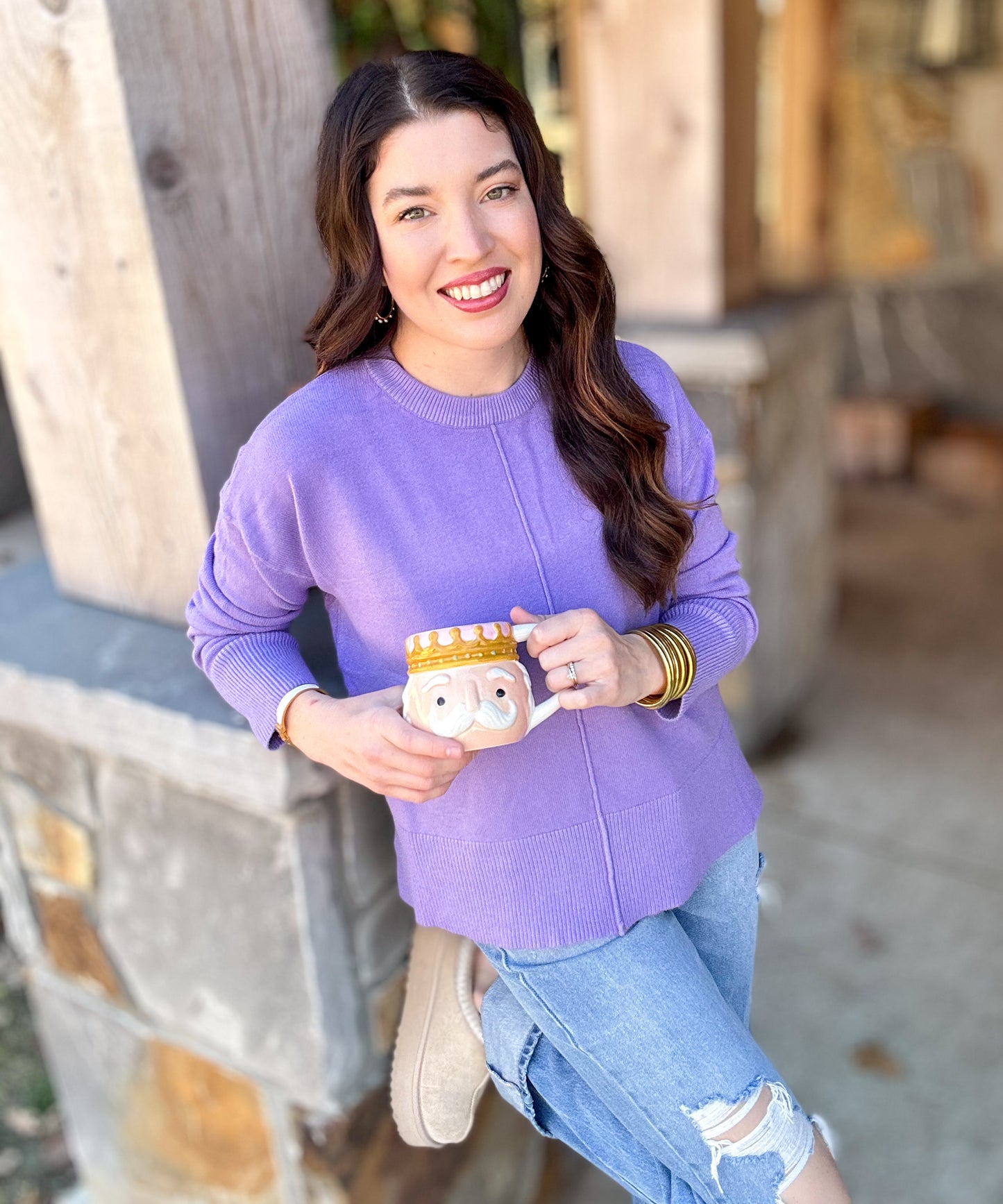 The Fabulous Sweater in Purple