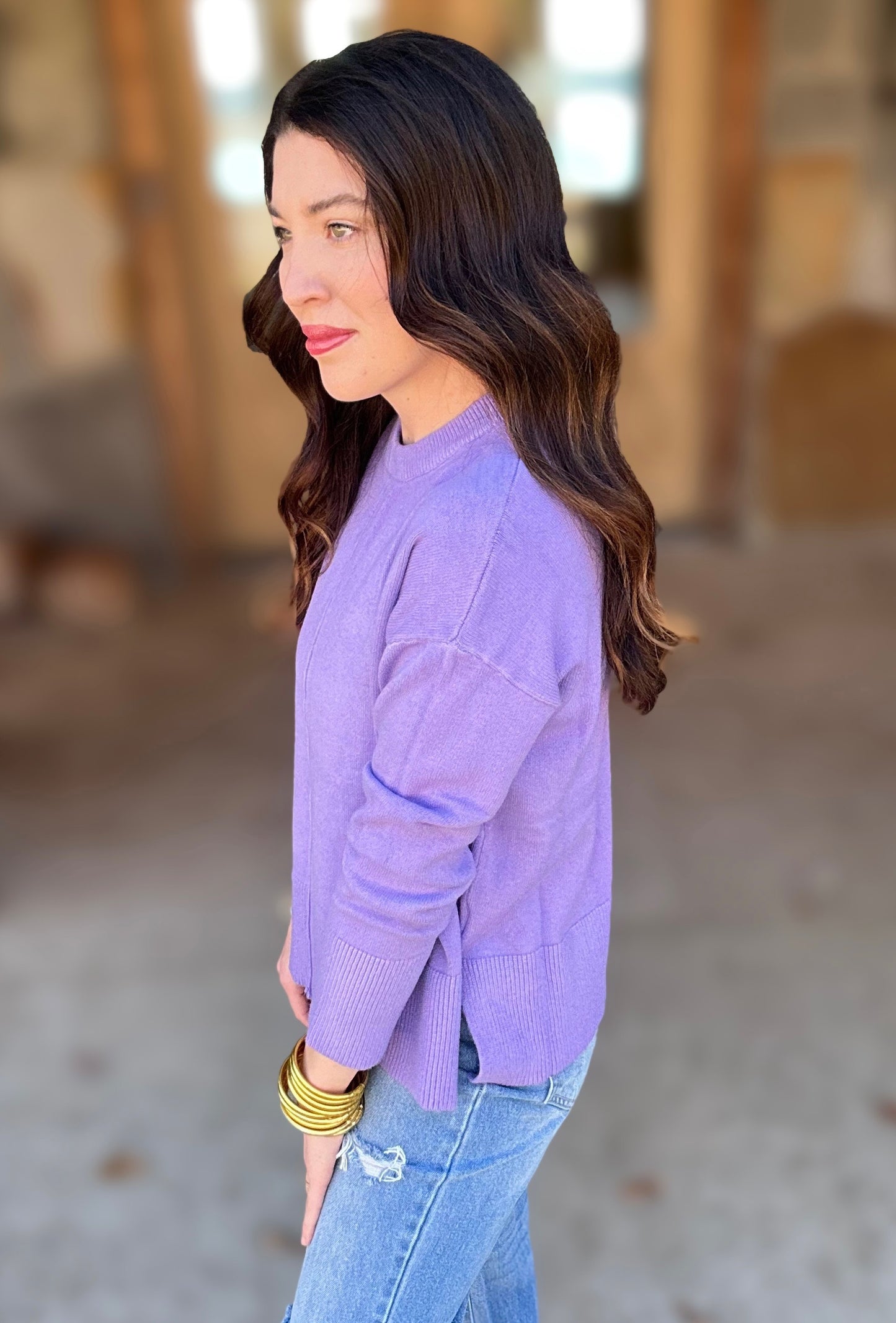 The Fabulous Sweater in Purple