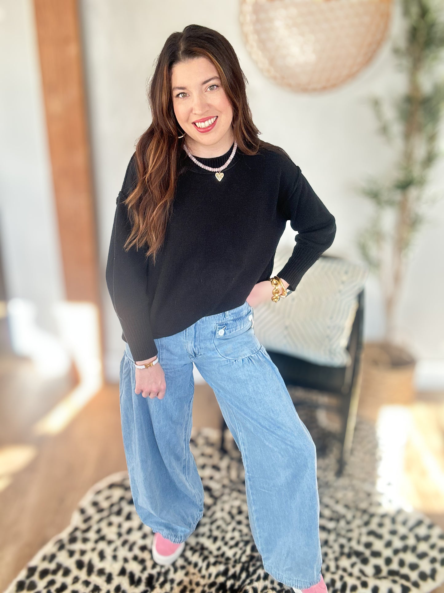 Back In Black Sweater