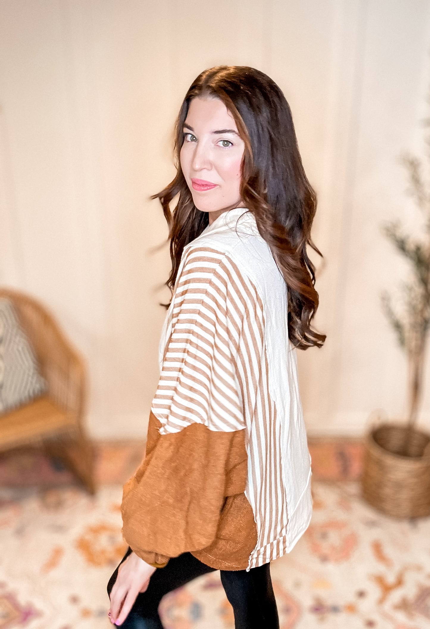 Chocolate Relaxed Top