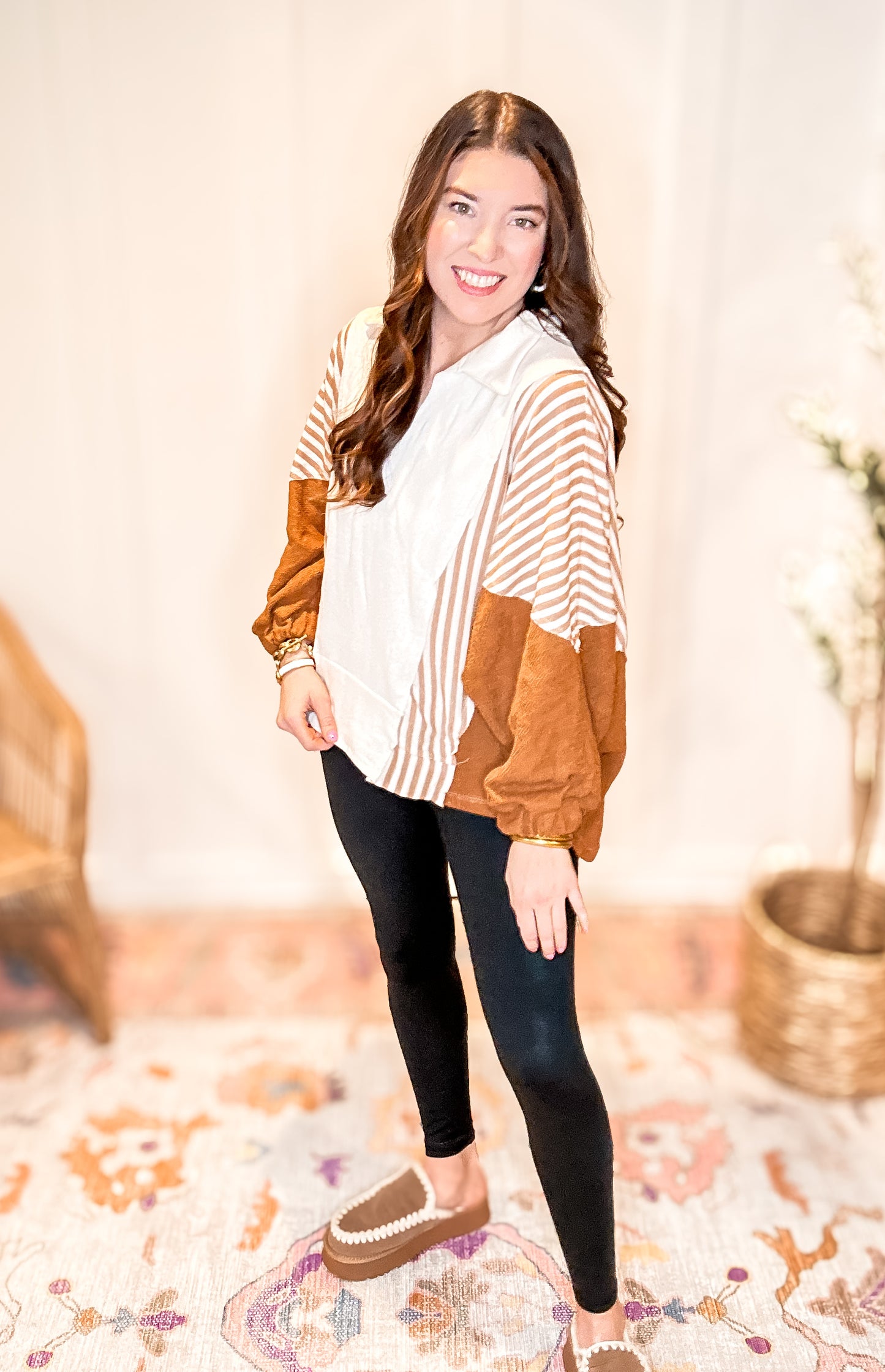Chocolate Relaxed Top