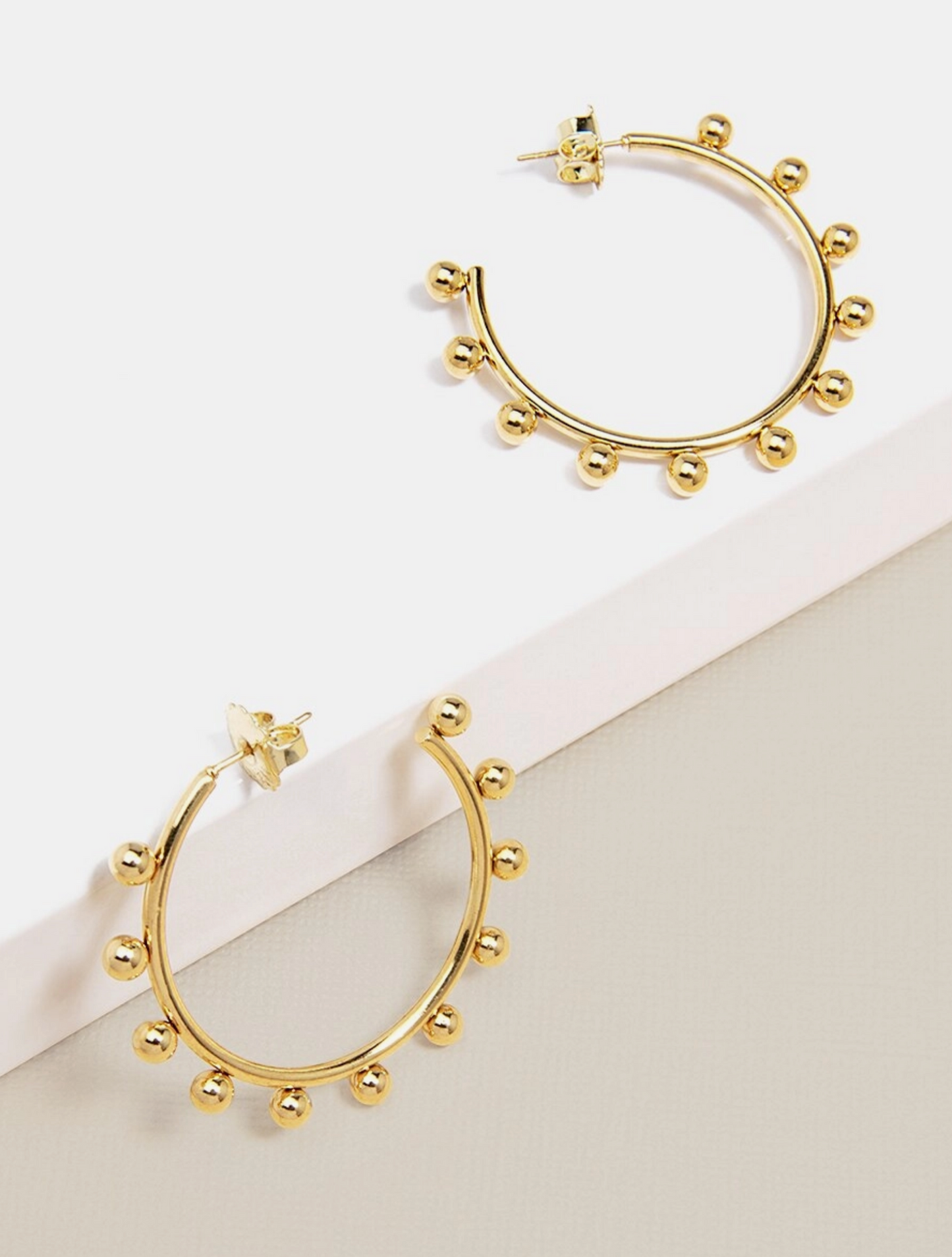 Studded Hoop Earring