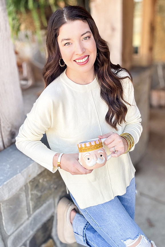 The Fabulous Sweater in Cream