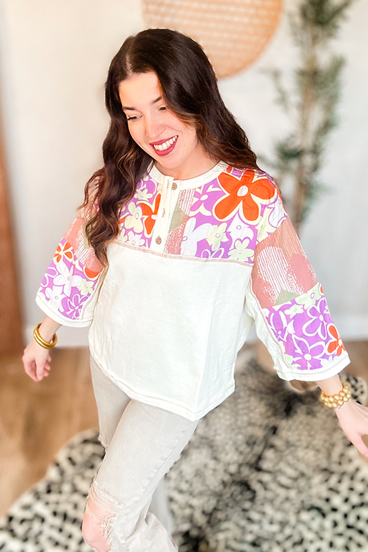 Flowy, Floral & Fabulous Tee