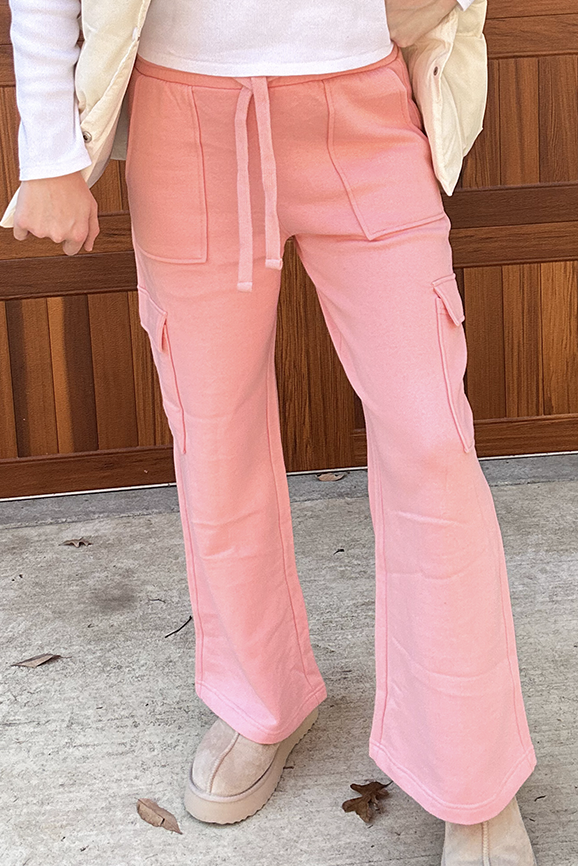 Blush - Risen Cargo Sweats