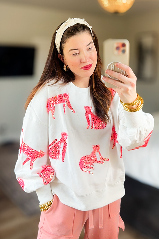 Pink Cheetah Love Top