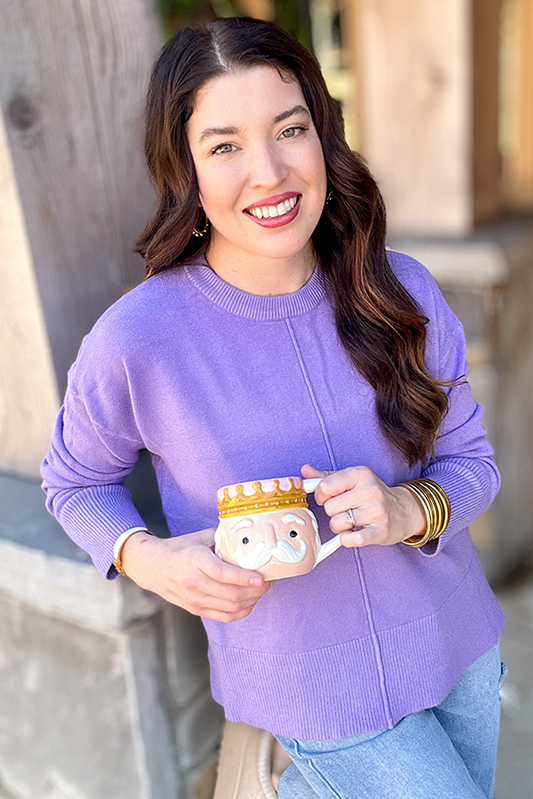 The Fabulous Sweater in Purple