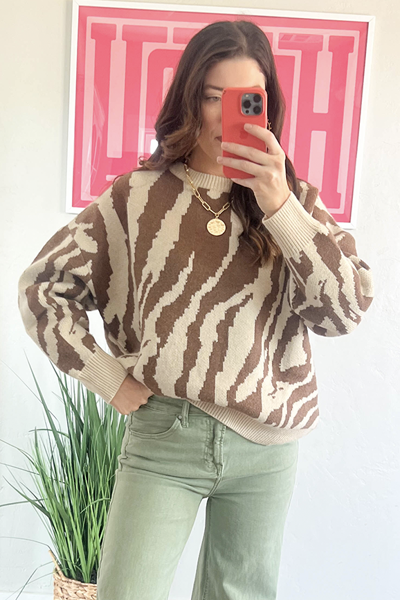 Zebra Sweater