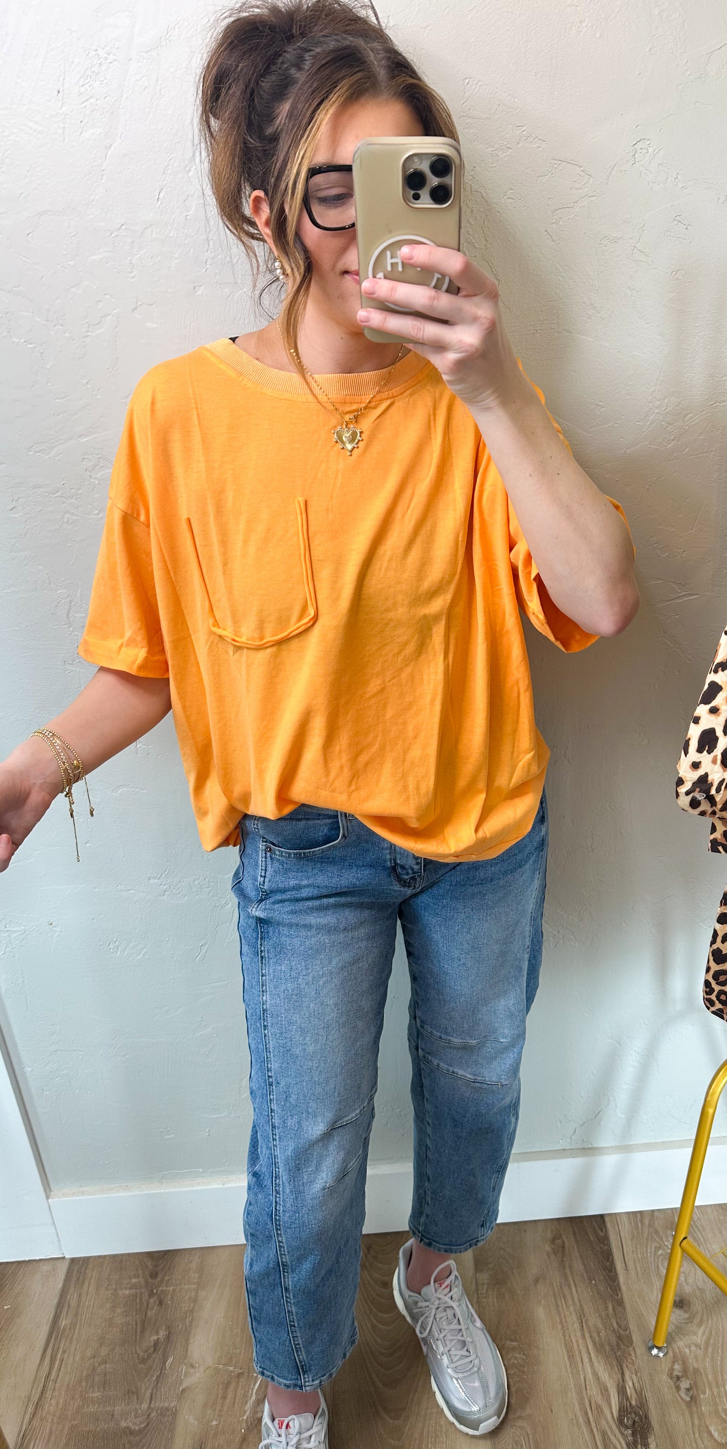 Circus Tee in Orange