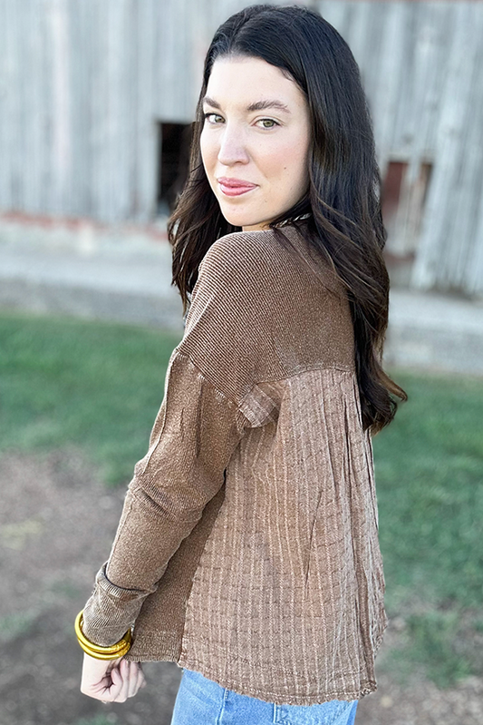 Washed Thermal Top