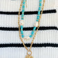 Turquoise & Pearl Necklace