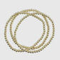 Set of 3 - Gold Small Bracelets