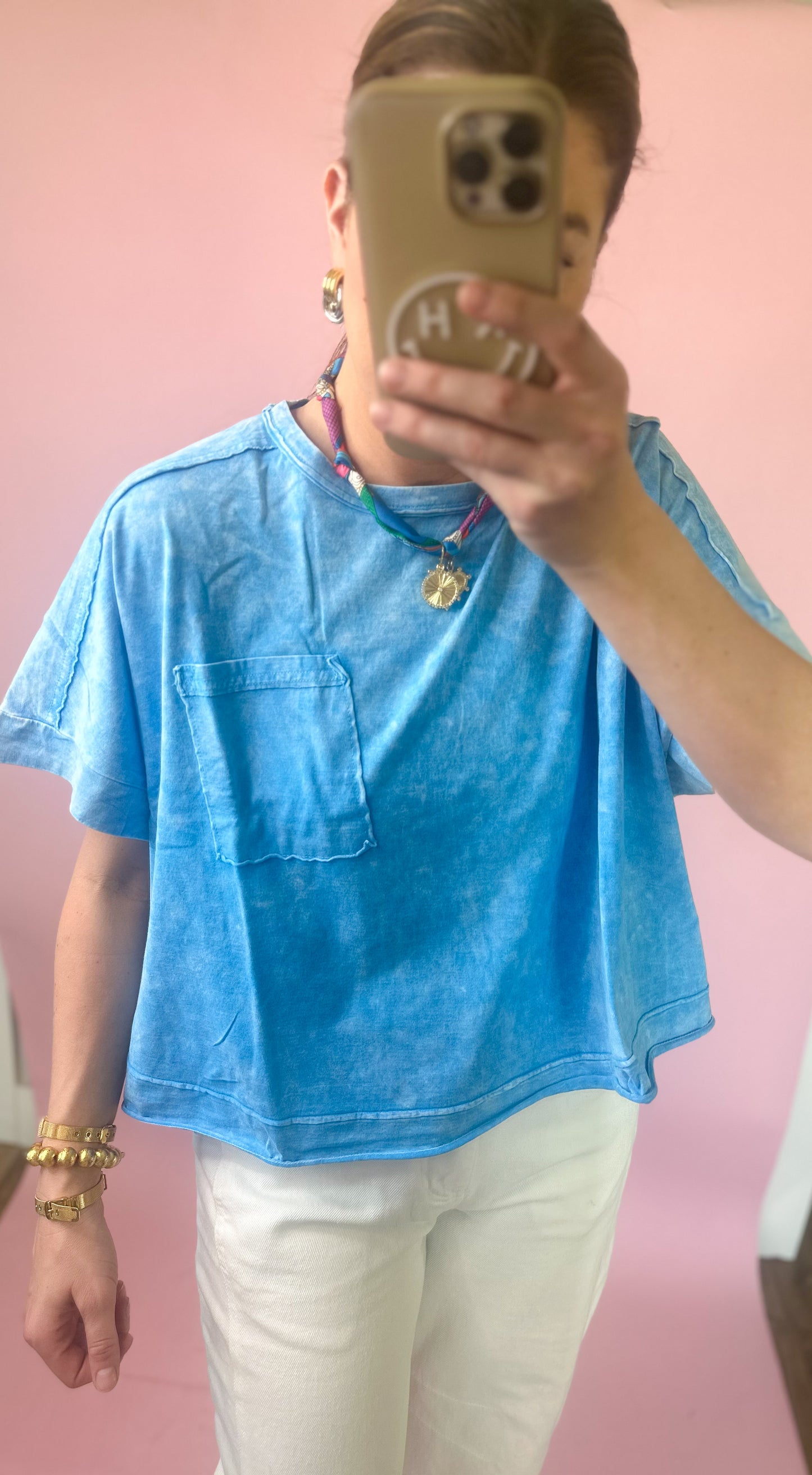 How Bizarre Tee in Blue