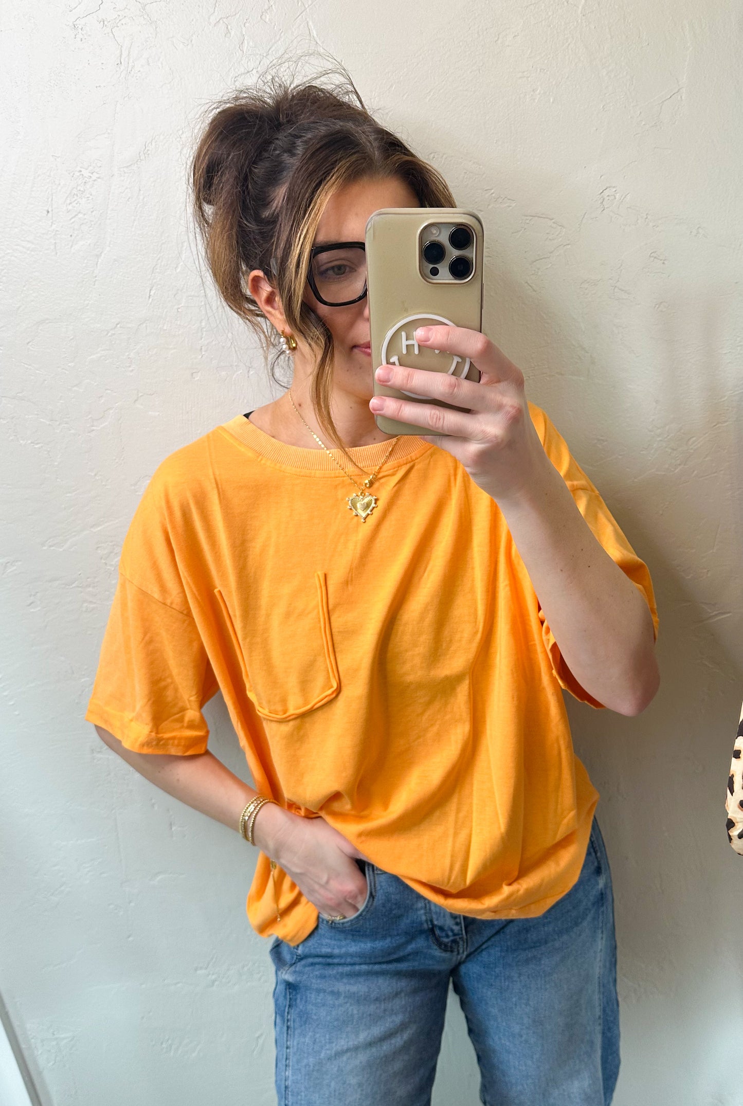 Circus Tee in Orange