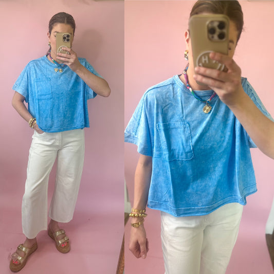How Bizarre Tee in Blue