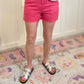 SneakPeak Utility Shorts in Pink